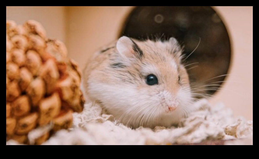 Hamster evleri devam etti: zenginleştirme için doğal unsurların dahil edilmesi